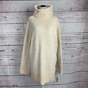 Jessica Simpson Turtleneck Sweater Beige Size Small